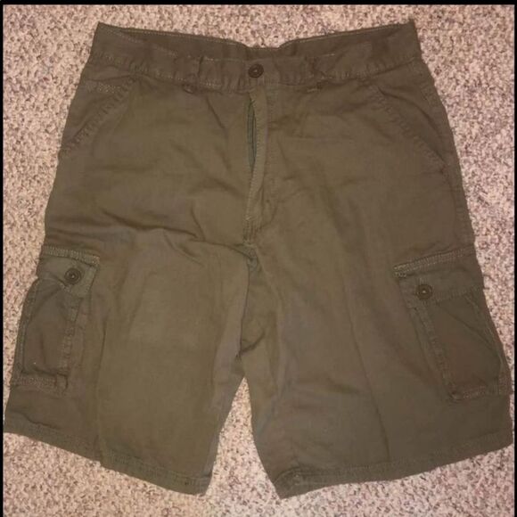 Open Trails Sz 30 Men’s Olive Green Cargo Shorts NEW NWT - Picture 1 of 2